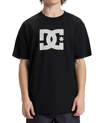 Buy Dc Shoes Mens T Shirt.new Star Black Cotton Logo Short Sleeved Top T Shirt S24 • 29.99£