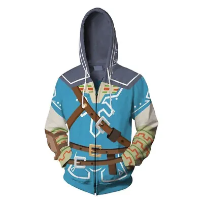 Buy The Legend Of Zelda 3D Printed Hoodies Casual Jacket Autumn Coat Sweatershirt • 31.68£