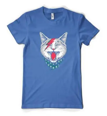 Buy Ziggy David Bowie Cat Mash Up Stardust Personalised Unisex Adult T Shirt • 13.99£