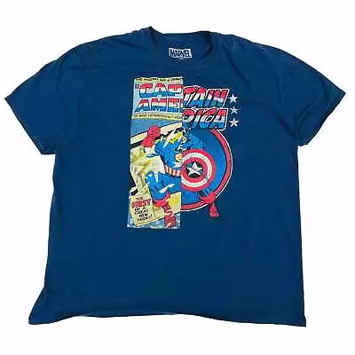 Buy Vintage  Captain America Graphic T-Shirt - 2XL • 12.50£