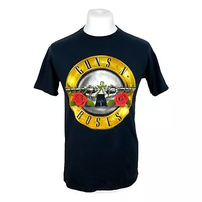 Buy Guns N Roses T Shirt Medium Black 2012 Graphic Rock N Roll Band T Shirt  G N R • 25£