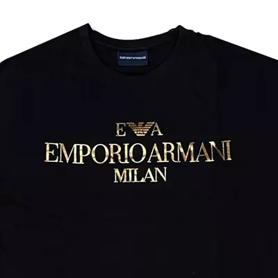 Buy Mens Long Sleeve EA7 T-Shirt ARMANI MILAN Full Sleeve • 39.50£