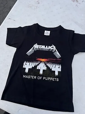 Buy Metallica Master Of Puppets Kids T Shirt Small 4T • 12.63£