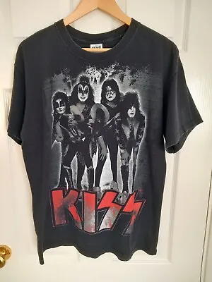 Buy KISS Alive 35 Living Legends Tour 2008 Black Cotton T-Shirt Size L • 25£