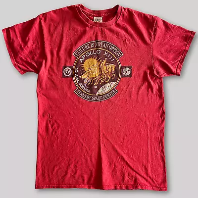 Buy Apollo NASA Vintage T-shirt Red Size Medium • 7.99£