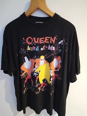 Buy Vintage 80s Queen Kind Of Magic European Tour Tshirt Large • 1,275.80£