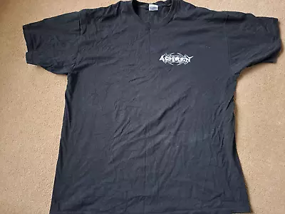 Buy Achren UK, Black Metal) 'Logo' T-Shirt; Size XL; Good Condition • 1.99£