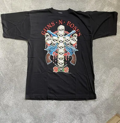 Buy Vintage & Rare Guns And Roses T Shirt Use Your Illusion Tour • 150£