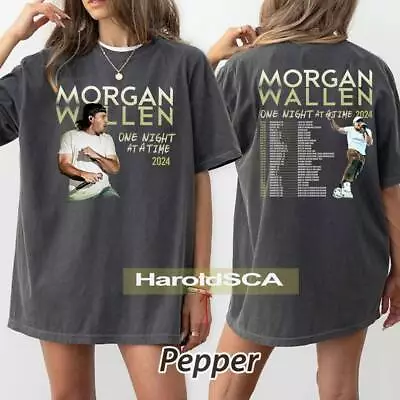 Buy Morgan Wallen One Night At A Time Tour T-shirt, Country Music, Cowboy Wallen • 28.31£