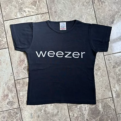 Buy 90s Vintage Weezer Graphic Band T-Shirt • 70£
