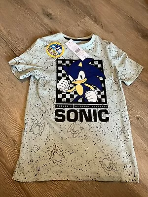 Buy Sonic The Hedgehog T-shirt Age 10-11  New 💙 • 5£