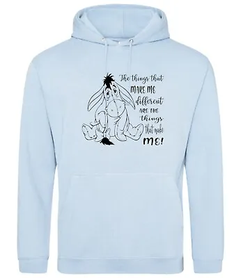 Buy Eeyore Hoodie Sweater Sweatshirt Hoody Unisex Adults Kids Personalised Disney • 19.99£