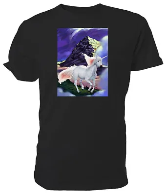 Buy Mountain Unicorn T Shirt,- Choice Of Size & Colours! Mens/womens Dtf Print • 11.99£