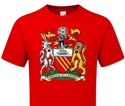 Buy 1902-1960 The First UNITED Crest Large Tshirt Mens & Womens Fanmade Merchandise • 16.95£