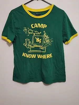 Buy Stranger Things Dustin Camp Know Where Womens T Shirt Size Large Pre-Owned • 4.82£