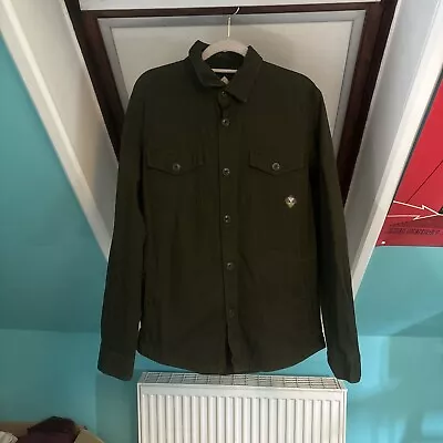 Buy Size UK Small Barbour Olive Green Overshirt Jacket VGC Vintage Retro  • 15£
