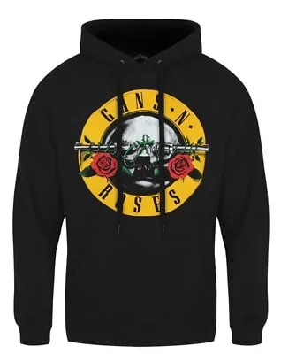 Buy Guns N Roses Hoodie Classic Logo Men's Black • 15.99£