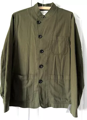 Buy Oliver Spencer Artist Jacket Coram Khaki Green Small 36 BNWT • 55.50£