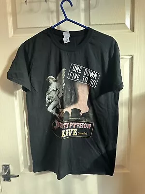 Buy Monty Python Rare Live 2014 One Down Five To Go Black T-shirt Size Medium • 15£
