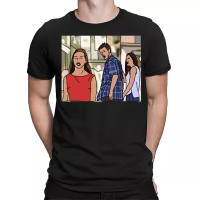 Buy Distracted Boyfriend Meme Funny Humor Sarcasm Sarcastic Mens Womens T-Shirts #D • 9.99£