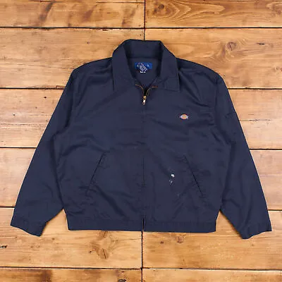 Buy Vintage Dickies Workwear Jacket L Eisenhower Blue Zip • 39.99£