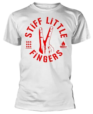 Buy Stiff Little Fingers Digits White T-Shirt OFFICIAL • 13.79£
