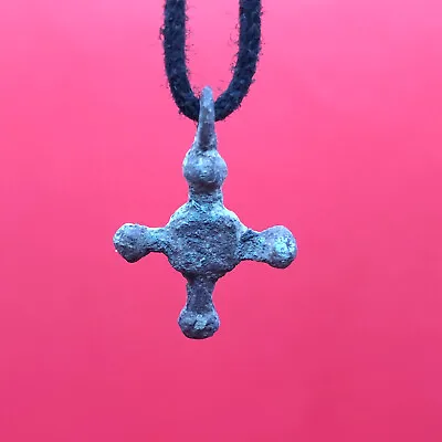 Buy Ancient Viking Cross Pendant Amulet Suspension 11-13 Century Jewelry Warrior • 19.28£