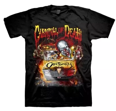 Buy Obituary Carnival Of Death T-Shirt Gr.XL Morbid Angel Deicide Cannibal Corpse • 61.62£