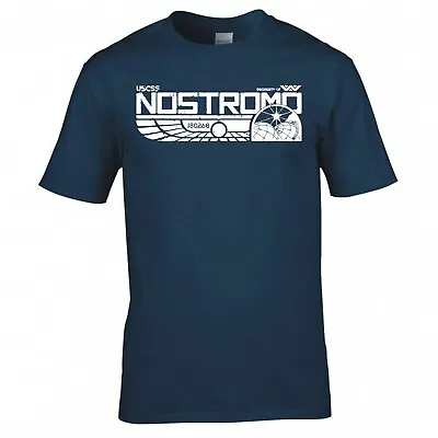 Buy Inspired By Alien  Nostromo Logo  Cult Movie T-shirt • 12.99£
