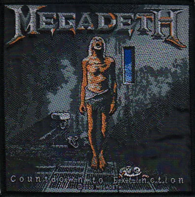 Buy Megadeth Countdown To Extinction Patch Official Metal Band Merch • 5.68£