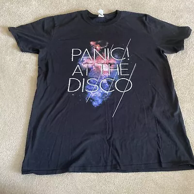 Buy Panic At The Disco T Shirt Size Large. Black. Rock. Pit-Pit 21”. Rock Metal Emo • 11.99£