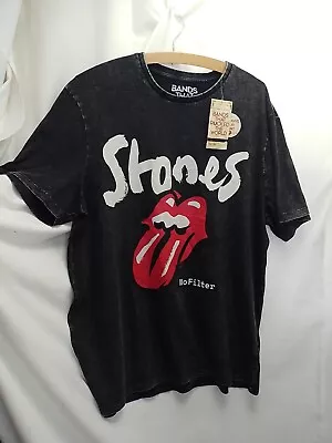 Buy The Stones Red Tongue T Shirt Size L NWT 2018 Worn Look Tesco • 12.95£
