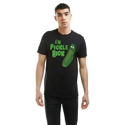Buy Official Rick And Morty Mens I'm Pickle Rick T-shirt Black S - XXL • 10.49£