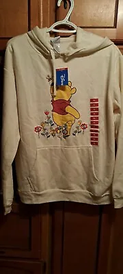 Buy Ladies NWT Winnie The Pooh Embroidered Sweatshirt/Hoodie XL Ivory • 30.41£