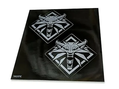 Buy THE WITCHER III WILD HUNT Collectable Merch Wolf-head Vinyl Stickers  NEW • 2.94£