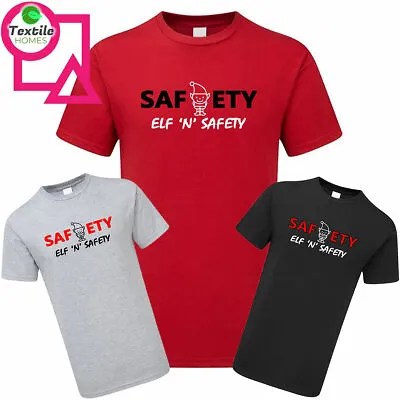 Buy Elf And Safety Christmas T-Shirt Funny Gift Secret Santa Gift Health Xmas Tee • 8.99£