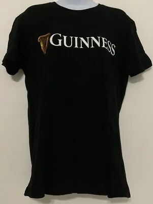 Buy Guinness Short Sleeve T-Shirt Black Size M (lge Logo) • 9.95£