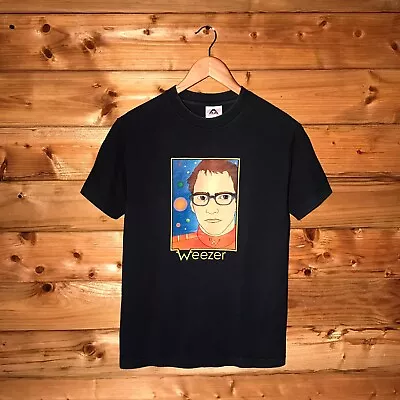 Buy 90s Weezer Captain Rivers Cuomo Band Alstyle Tag T Shirt Tee S Vintage Vtg Rare • 59.99£