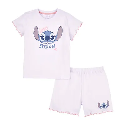 Buy Disney Lilo & Stitch Girls T-shirt & Shorts Set, Stitch Clothing For Girls • 12.95£
