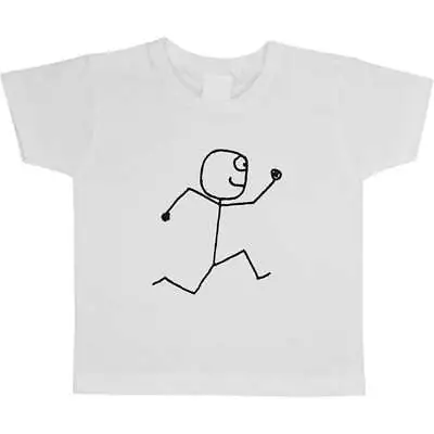 Buy 'Running Stickman' Children's / Kid's Cotton T-Shirts (TS016327) • 5.99£