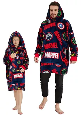 Buy Mens Boys Marvel Hoodie Oversized Family Matching Mini Me Hoody Hulk Thor • 28.95£