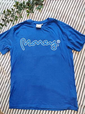 Buy Money Men's Royal Blue T-shirt Y2k  Sport Logo • 6.50£
