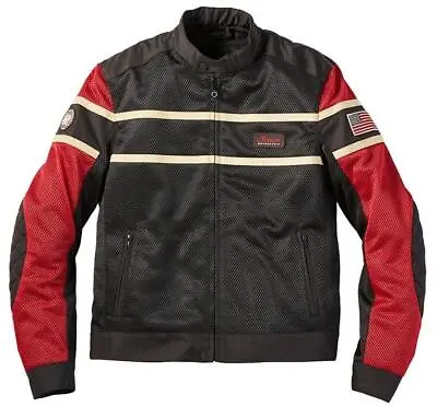 Buy Indian Motorcycle Arlington Men's Mesh Motorcycle Jacket • 199.99£
