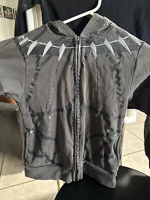 Buy 2018 Marvel Boys' BLACK PANTHER Zip-up Hoodie- SIZE SMALL • 8.85£
