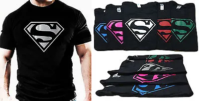 Buy Superman T SHIRT Casual Gym Wear Marvel Hero Super Workout Training Clothes Top • 12.99£