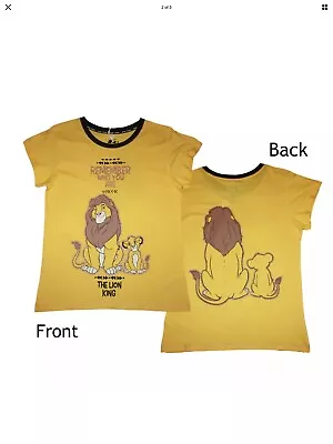 Buy The Lion King Ladies T Shirt Top Lounge Wear Ladies Girls Womens Yellow Disney • 10£