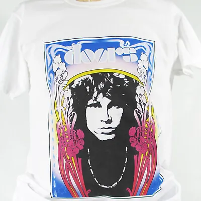 Buy The Doors Psychedelic Rock White Unisex T-shirt S-3XL • 14.99£