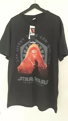 Buy Star Wars The Force Awakens T-Shirt.  New With Tags,  Size Large. • 11.99£