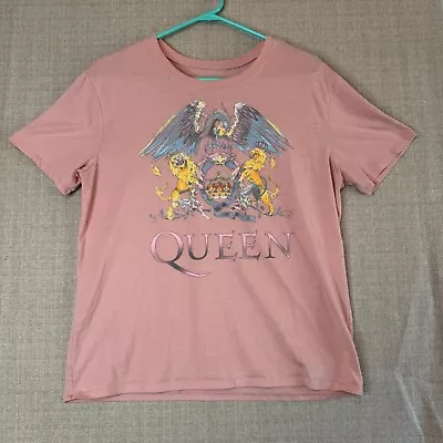 Buy Queen Band Official Merch Pink Womens Medium 8-10 T-Shirt 2022 T Shirt • 19.26£