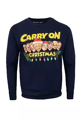 Buy Carry On Christmas Classic British Films Official Christmas Jumper All The Gang • 24.99£